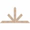 Ekena Millwork Saratoga Smooth Timber Gable Bracket, Douglas Fir, 72"W x 39"H x 1 1/2"D x 5 1/2"F, 13/12 Pitch GBW072X39X0206SAR00SDF - alternate 1